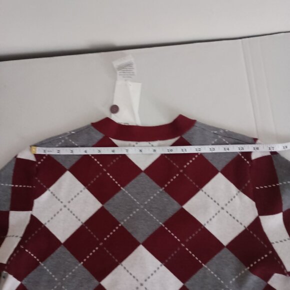 Grace Karin Argyle Button Down Cardigan Sweater Women’s Size XL NWT Grandpa - Picture 11 of 16